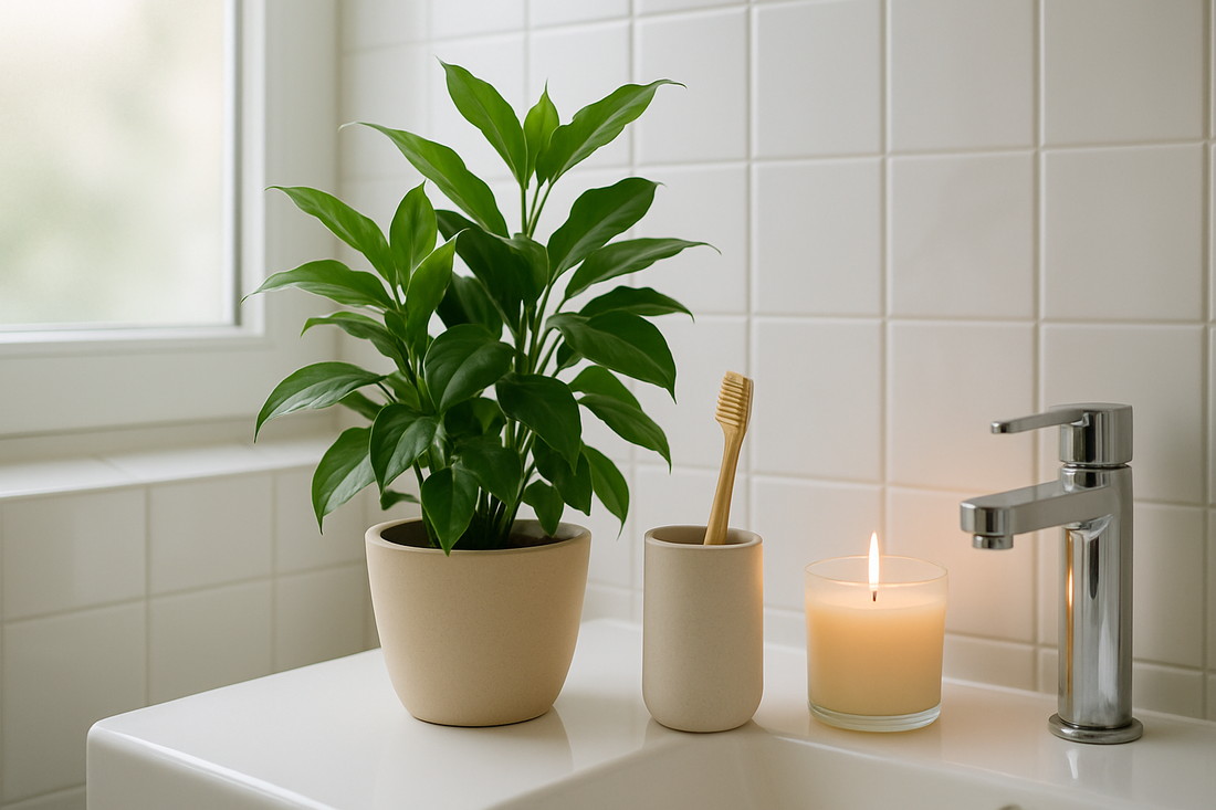 Artificial plants in the bathroom | Always green and stylish