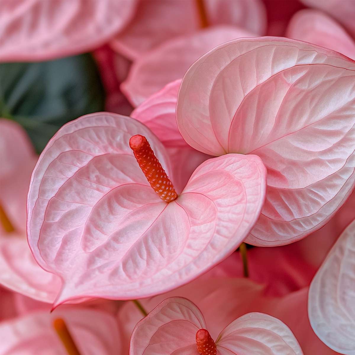 Laceleaf - Anthurium 'Colorado Pink' - Height 40-55cm - ø14cm