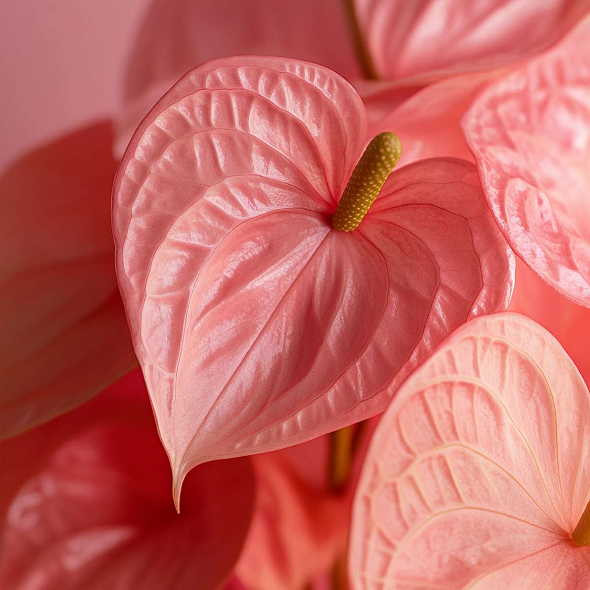 Laceleaf - Anthurium 'Colorado Pink' - Height 40-55cm - ø14cm