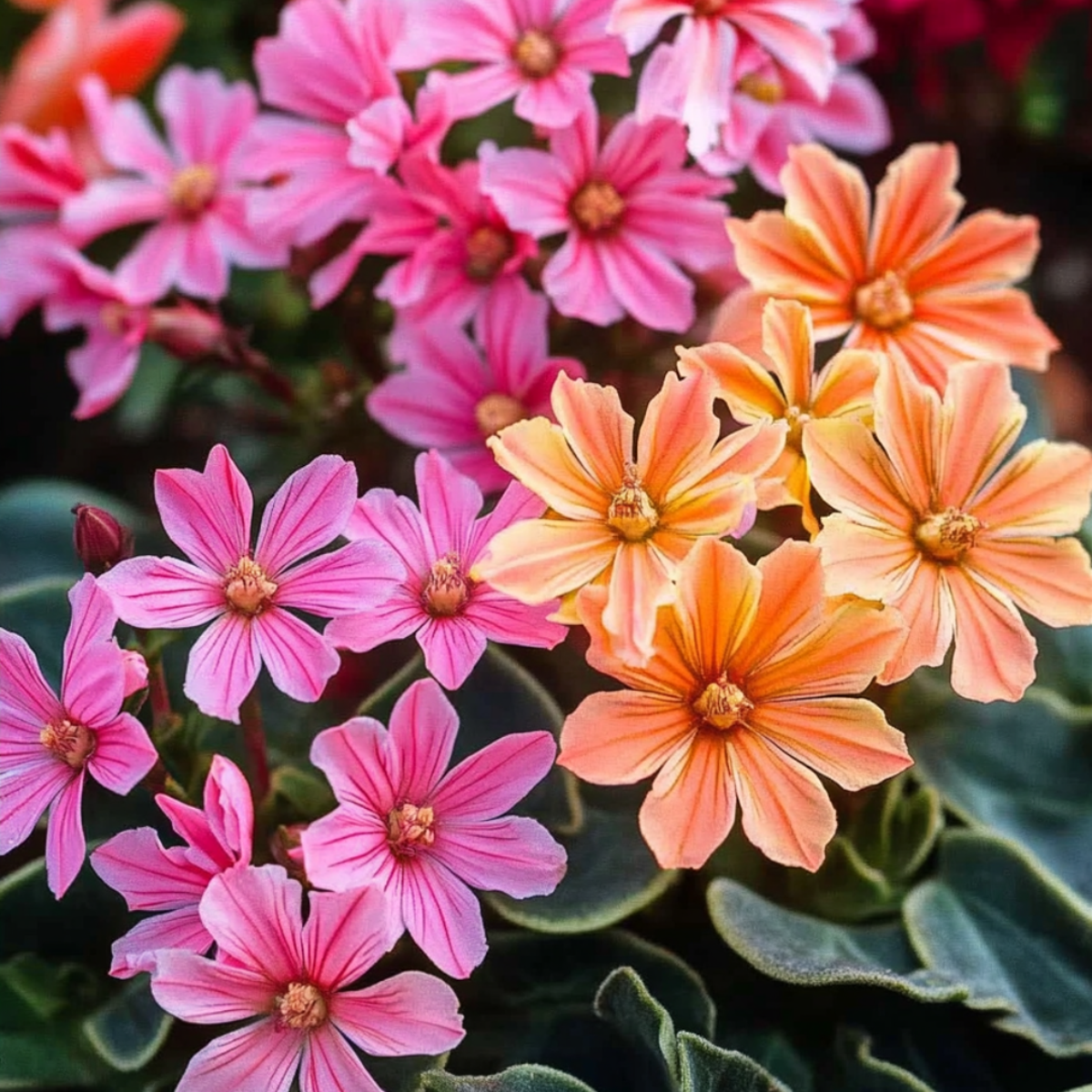 Rock Flower - 3 pcs. - Lewisia cotyledon - Height 10-20cm - ⌀10cm