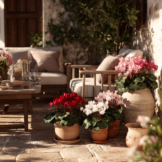 Florists' Cyclamen - 3 pcs. - Cyclamen persicum - Height 10-20cm - ⌀9cm