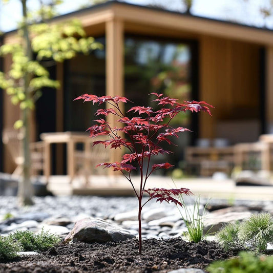 Japanese maple - 2 pcs - Acer palmatum Atropurpureum - Height 35-55cm - ⌀15cm