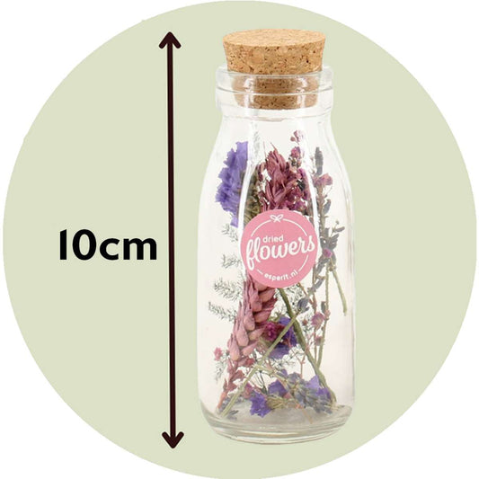 Dried flowers - 3 pcs. - Dryflower 'Small Bottles' - Dryflowers