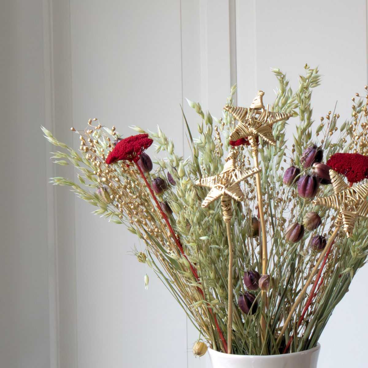 Dried flowers - Bouquet 'Trendy Lumi' - Dryflowers