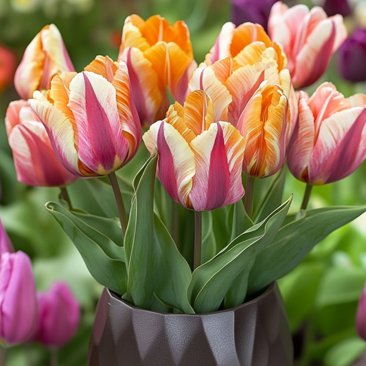 Tulip bulbs - 60 pcs. - Tulipa 'Flaming Beauty Mix' - Flower Bulbs