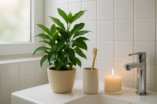 Artificial plants in the bathroom | Always green and stylish