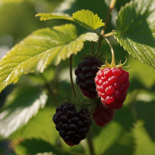 Raspberry plant - 4 pcs. - Rubus idaeus 'Malling Promise' - H50-60cm - ⌀15cm