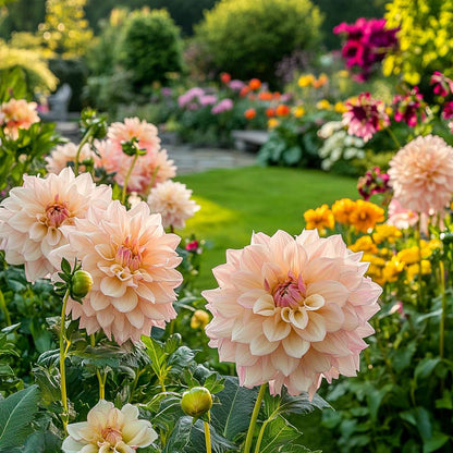 Dahlia tubers - 3 pcs. - Dahlia 'Break Out' - Flower Bulbs - Pink