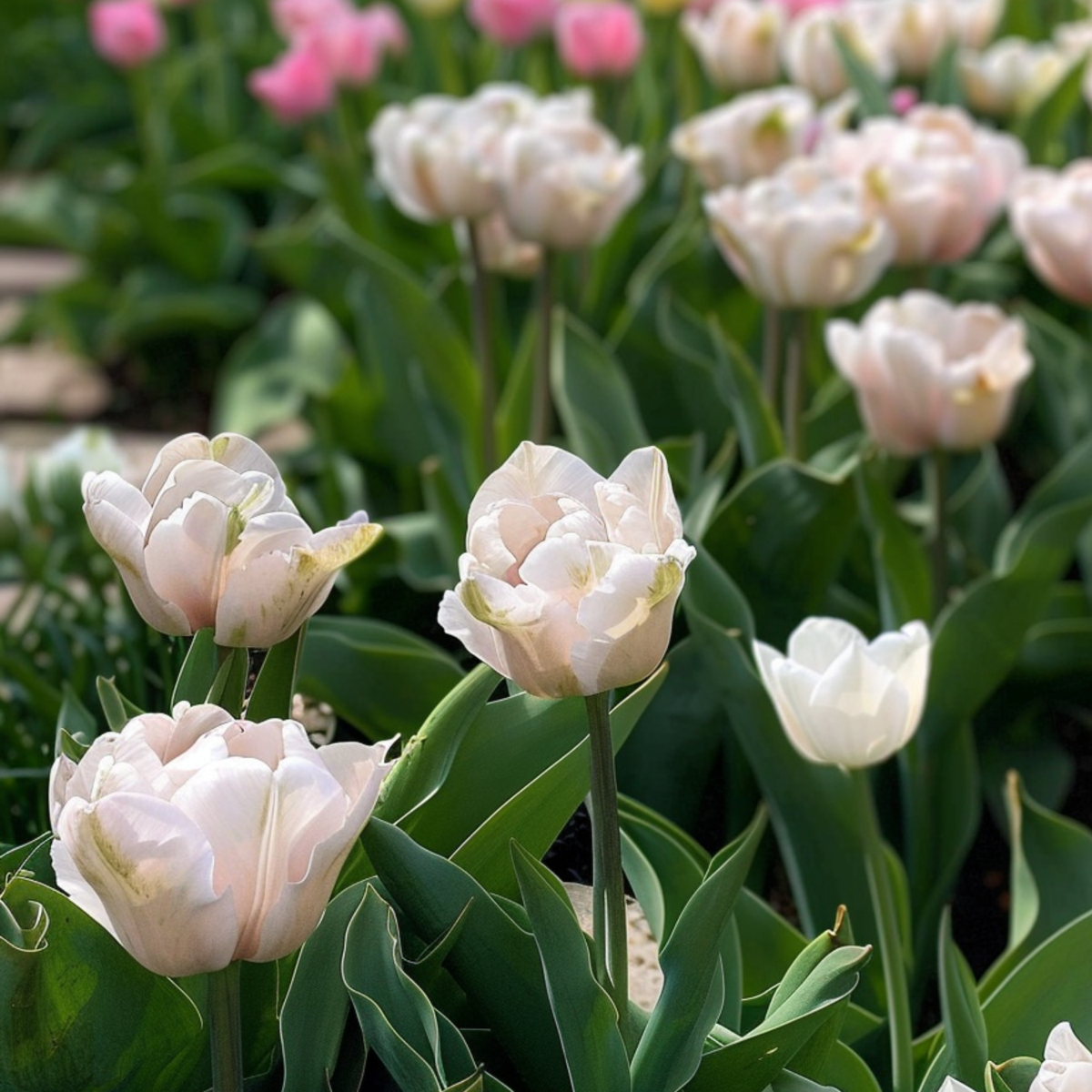 Tulip bulbs - 25 pcs. - Tulipa 'Dreamer' - Flower Bulbs - Pink