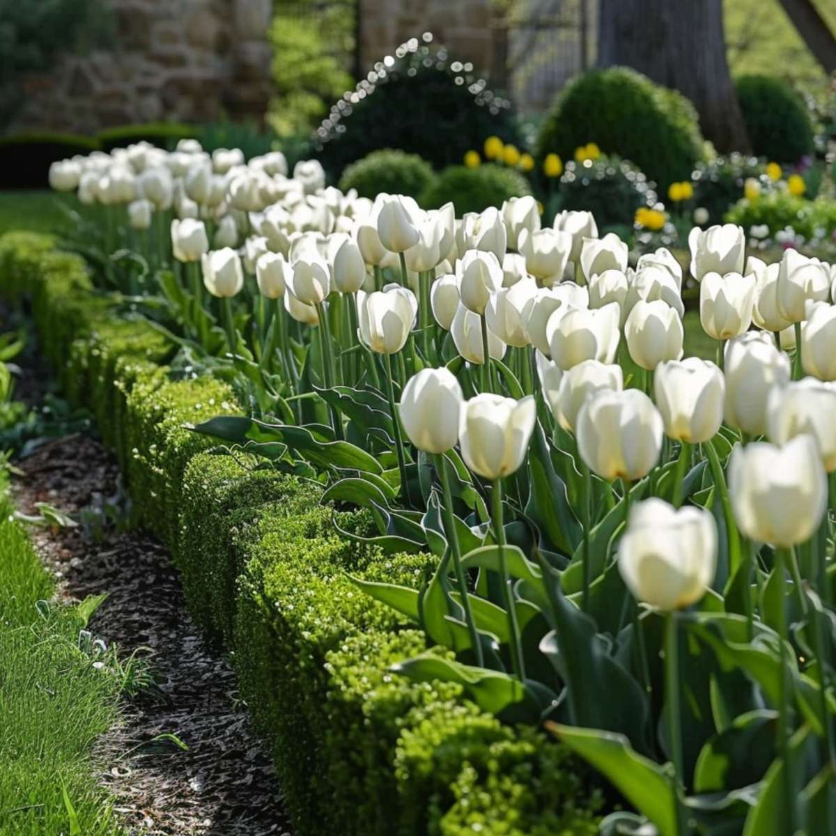 Tulip bulbs - 21 pcs. - Tulipa 'Northcap' - Flower Bulbs - Yellow