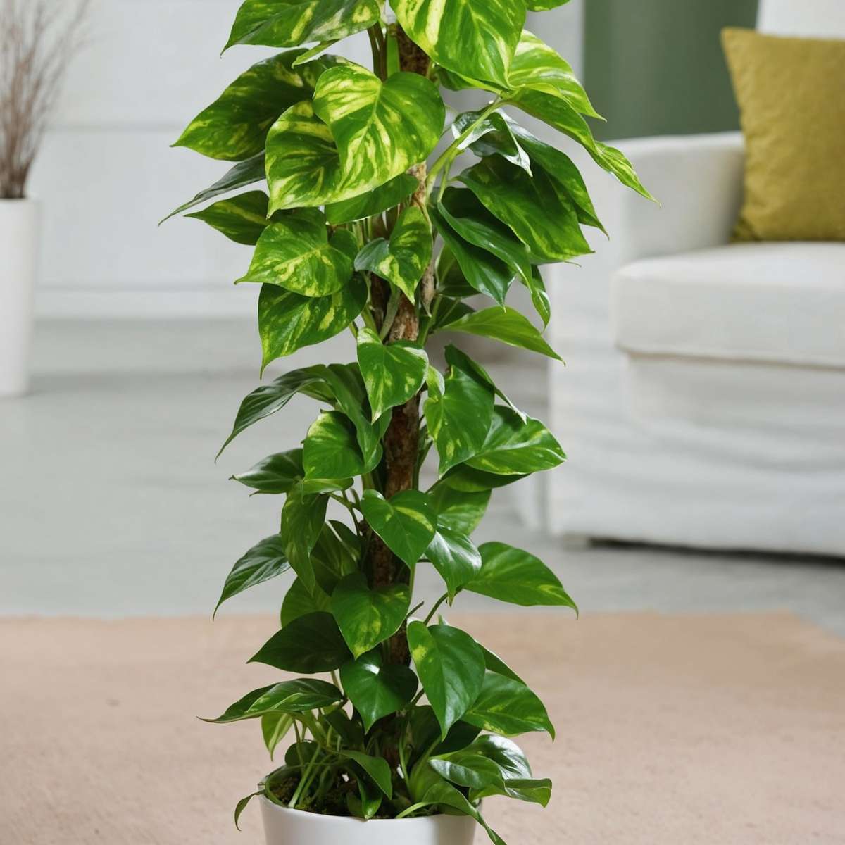 Golden Pothos - Epipremnum Scindapsus 'Aureum' - Height 80-90cm - ⌀21cm