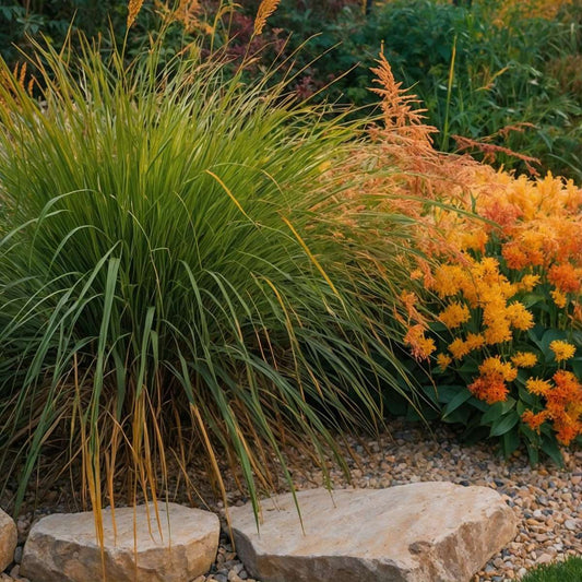 Fountain Grass - 2 pcs. - Pennisetum alopecuroides 'Hameln' - H20-30cm - ⌀23cm