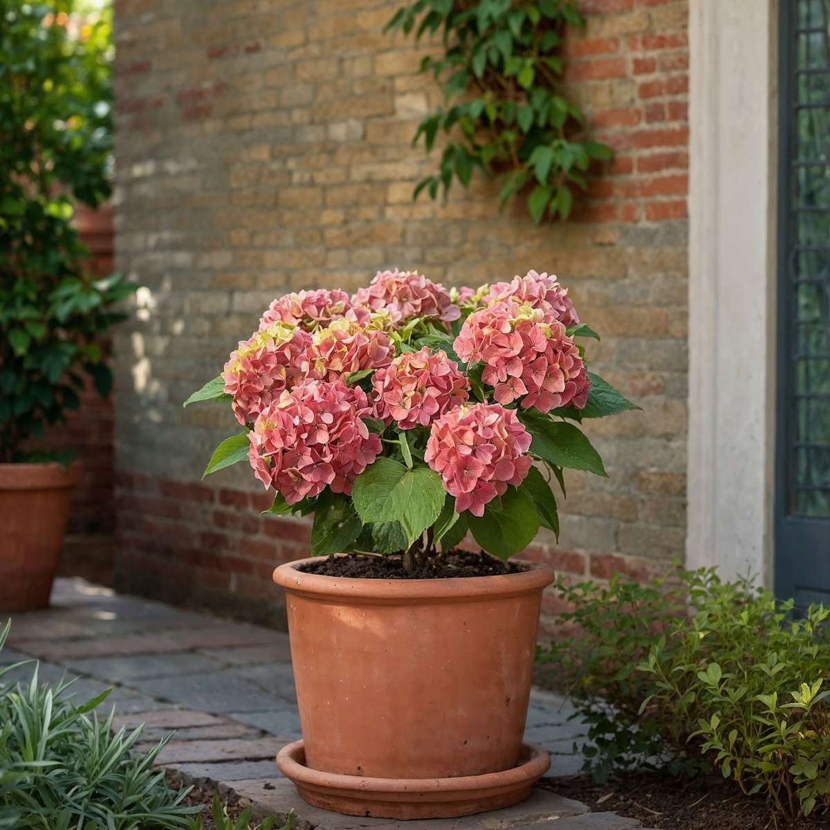 Hortensia - 3 pcs. - Hydrangea macrophylla 'Early Pink' - Height 25-40cm - ⌀9cm
