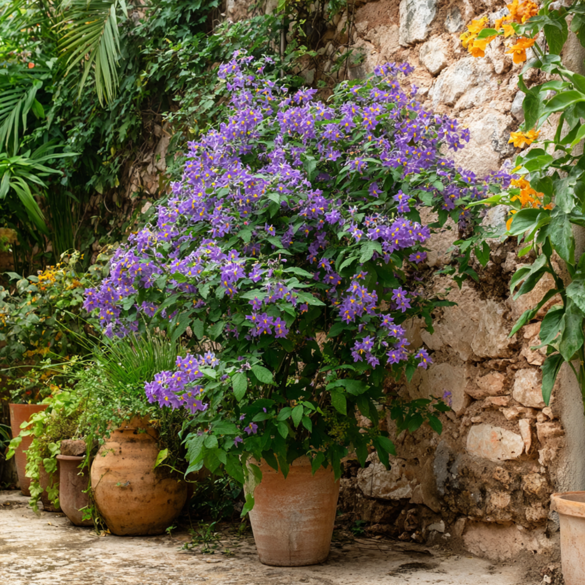 Blue potato bush - 3 pcs. - Lycianthes rantonnetii - Height 25-40cm - ⌀9cm