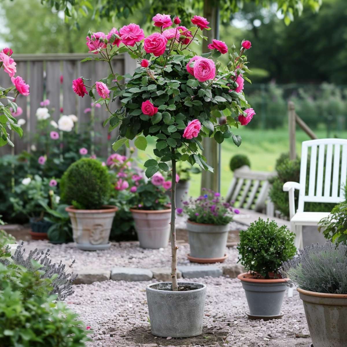 Palace Rose - 2 pcs. - Rosa palace 'Topkapi' - Height 80-100cm - ⌀19cm