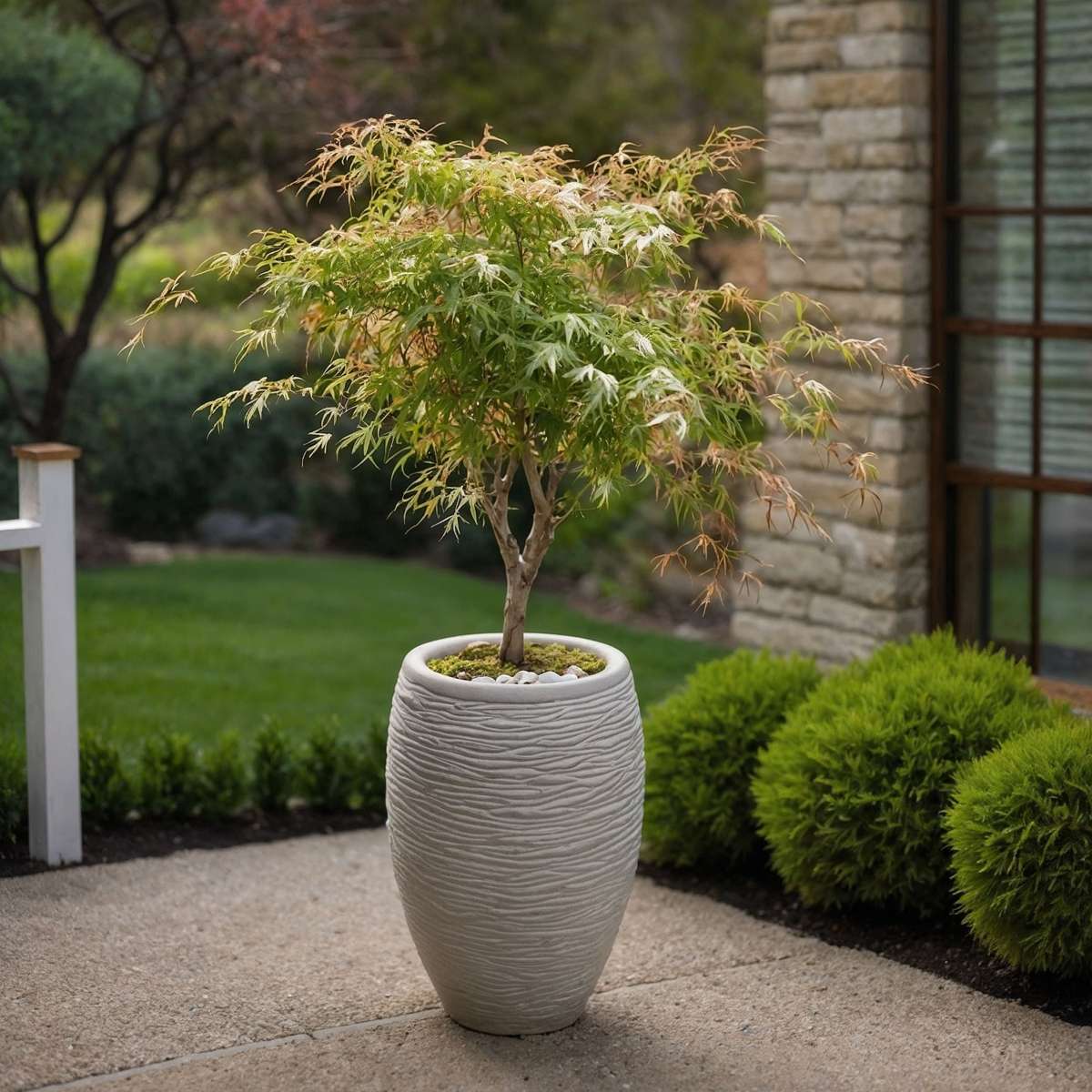 Japanese maple - Acer palmatum 'Ukigumo' - Height 50-60cm - ⌀19cm