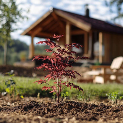 Japanese maple - 2 pcs - Acer palmatum Atropurpureum - Height 35-55cm - ⌀15cm