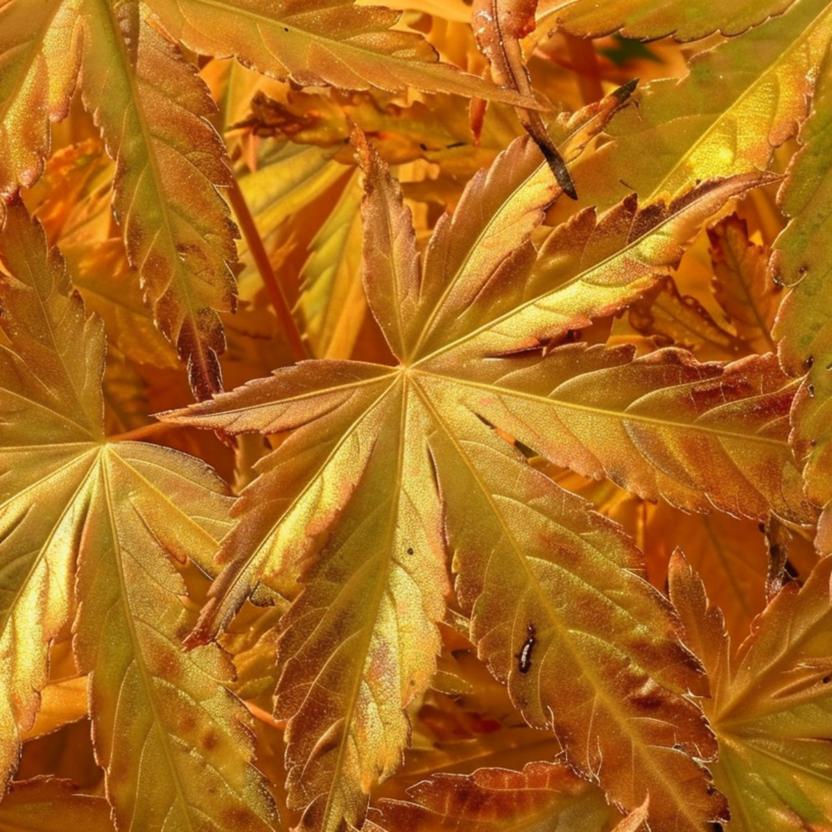 Japanese maple - 2 pcs - Acer palm. 'Orange Dream' - Height 35-55cm - ⌀15cm