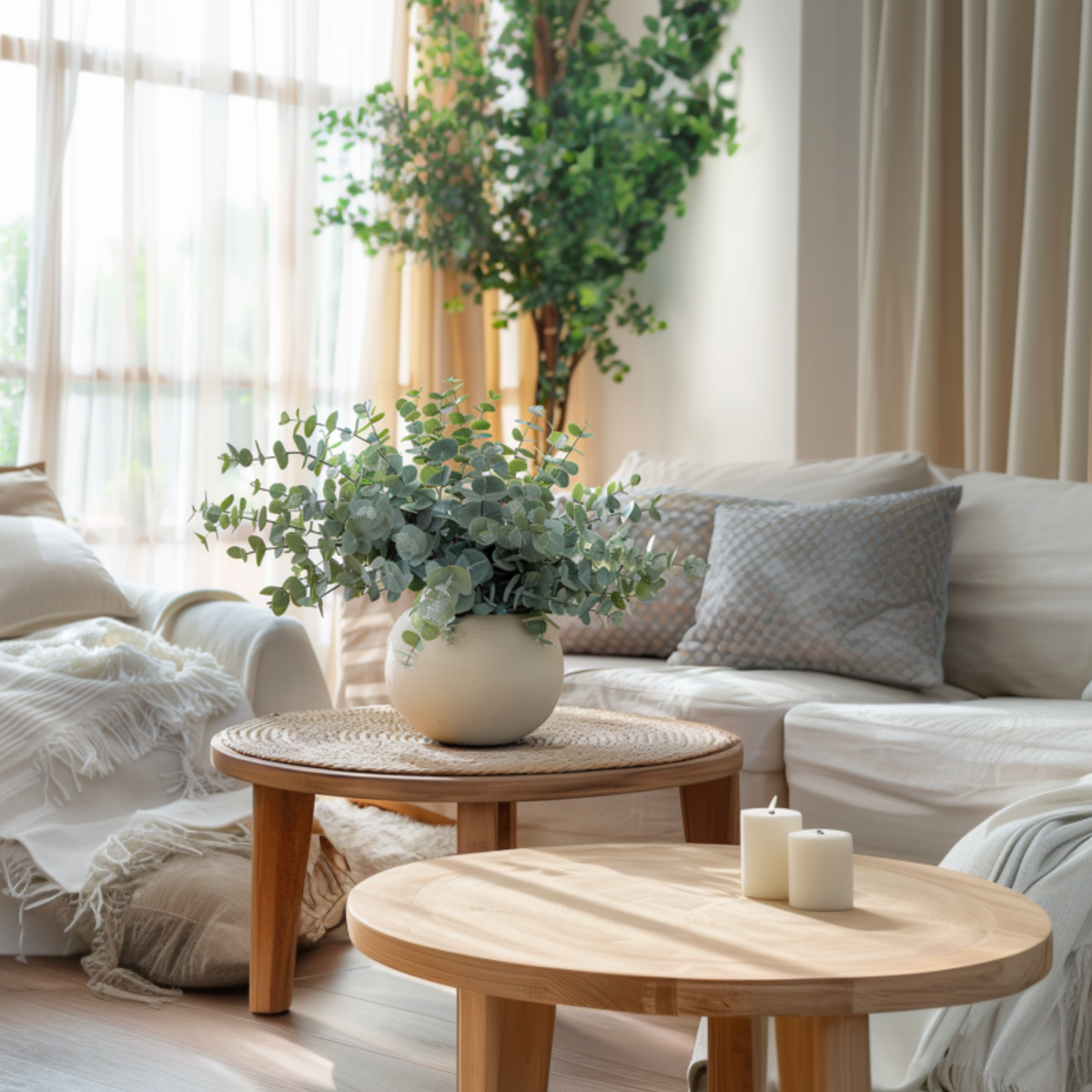 Gum bush - Eucalyptus pulverulenta 'Baby Blue' - Height 40-50cm - ⌀19cm