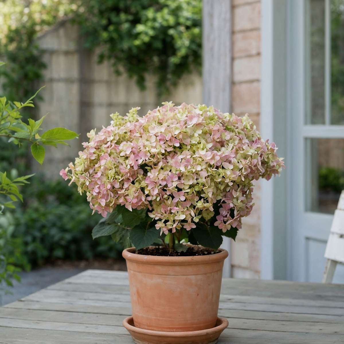 Hortensia - Hydrangea paniculata '(S)witch Ophelia' - Height 30-40cm - ⌀19cm