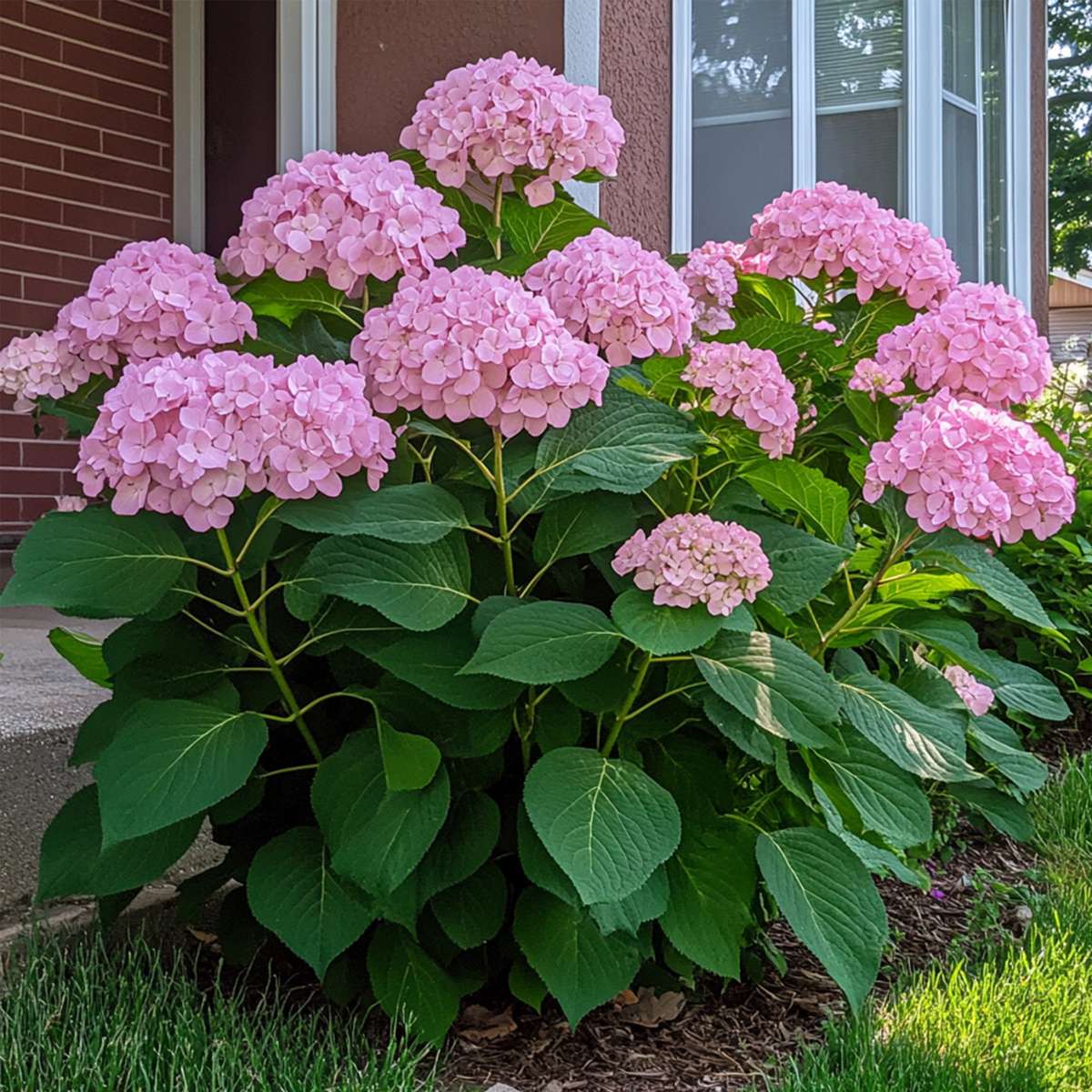 Hortensia - 2 pcs. - Hydrangea arborescens 'Pink Annabelle' - H40-50cm - ⌀19cm