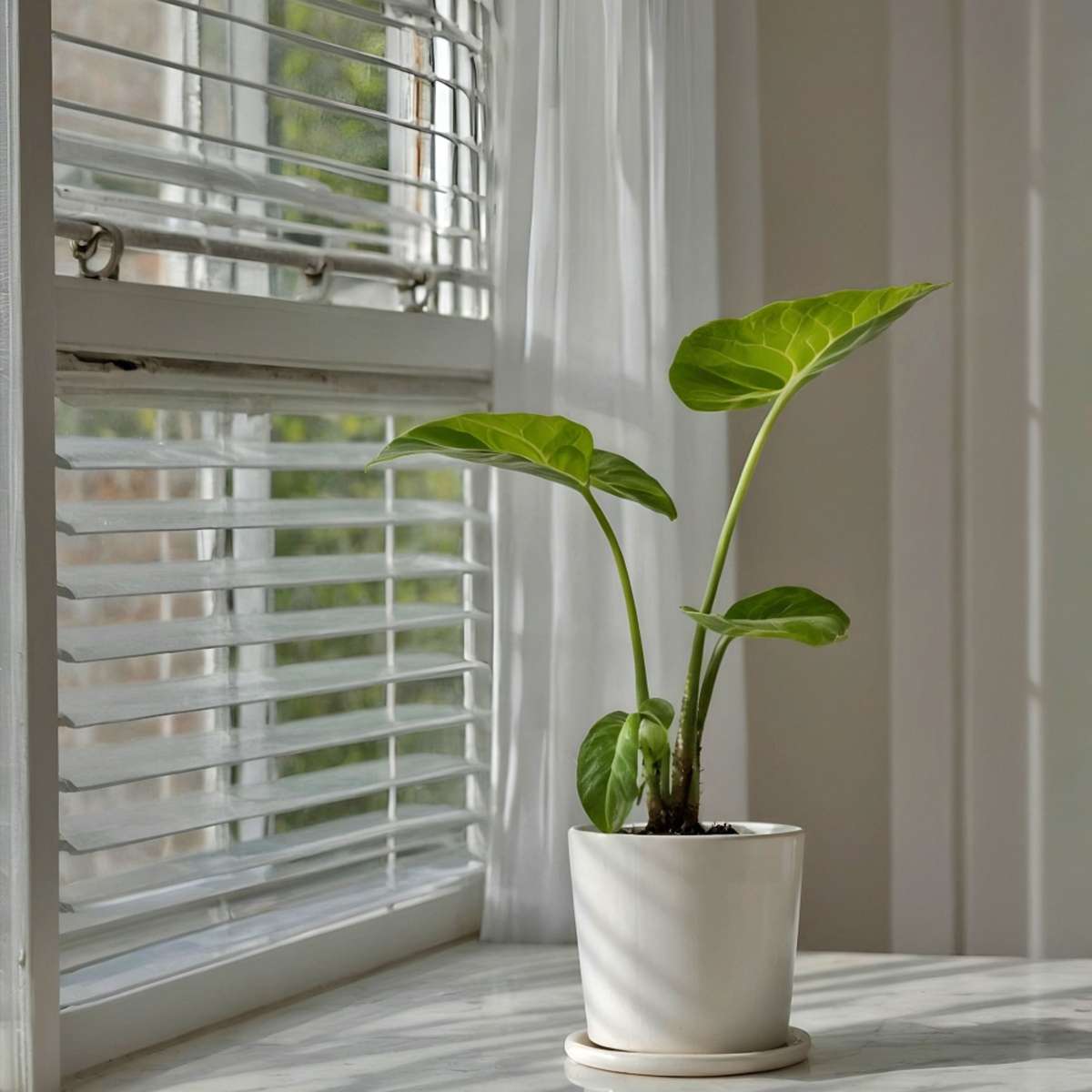 Elephant's Ear - 2 pcs. - Alocasia 'Macrorrhizos' - Height 60-70cm - ⌀17cm