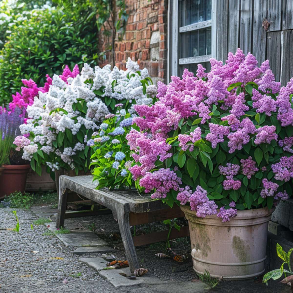 Lilac - 6 pcs. - Syringa vulgaris - Height 25-40cm - ⌀17cm