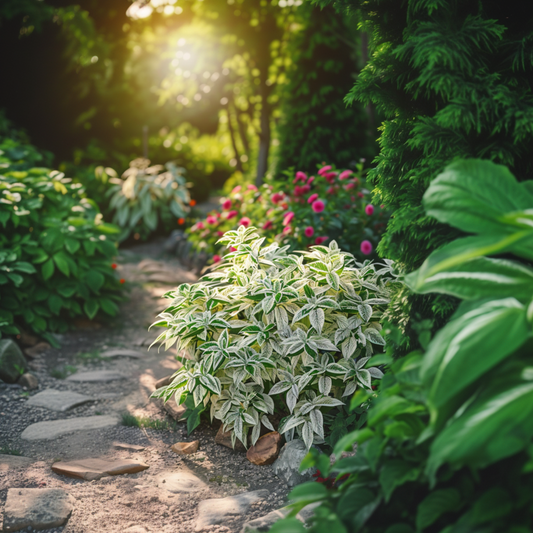 Spindle - 2 pcs. - Euonymus 'Harlequin' - Height 20-30cm - ⌀17cm