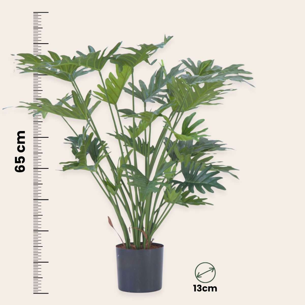 Artificial Philodendron 'Selloum' - Height 65cm