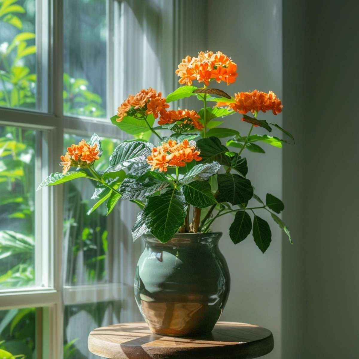 Firecracker Flower - 2 pcs. - Crossandra 'Fortuna' - Height 20-30cm - ⌀13cm