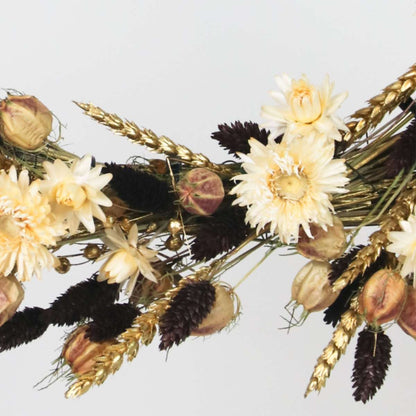 Dried flowers - Dryflower 'X-mas brown/gold' - Dryflowers