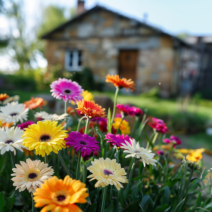 Gerbera garvinea - Yellow - Height 45-60cm - ⌀19cm